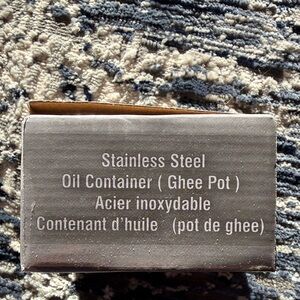 Elegant Stainless Steel Oil Container